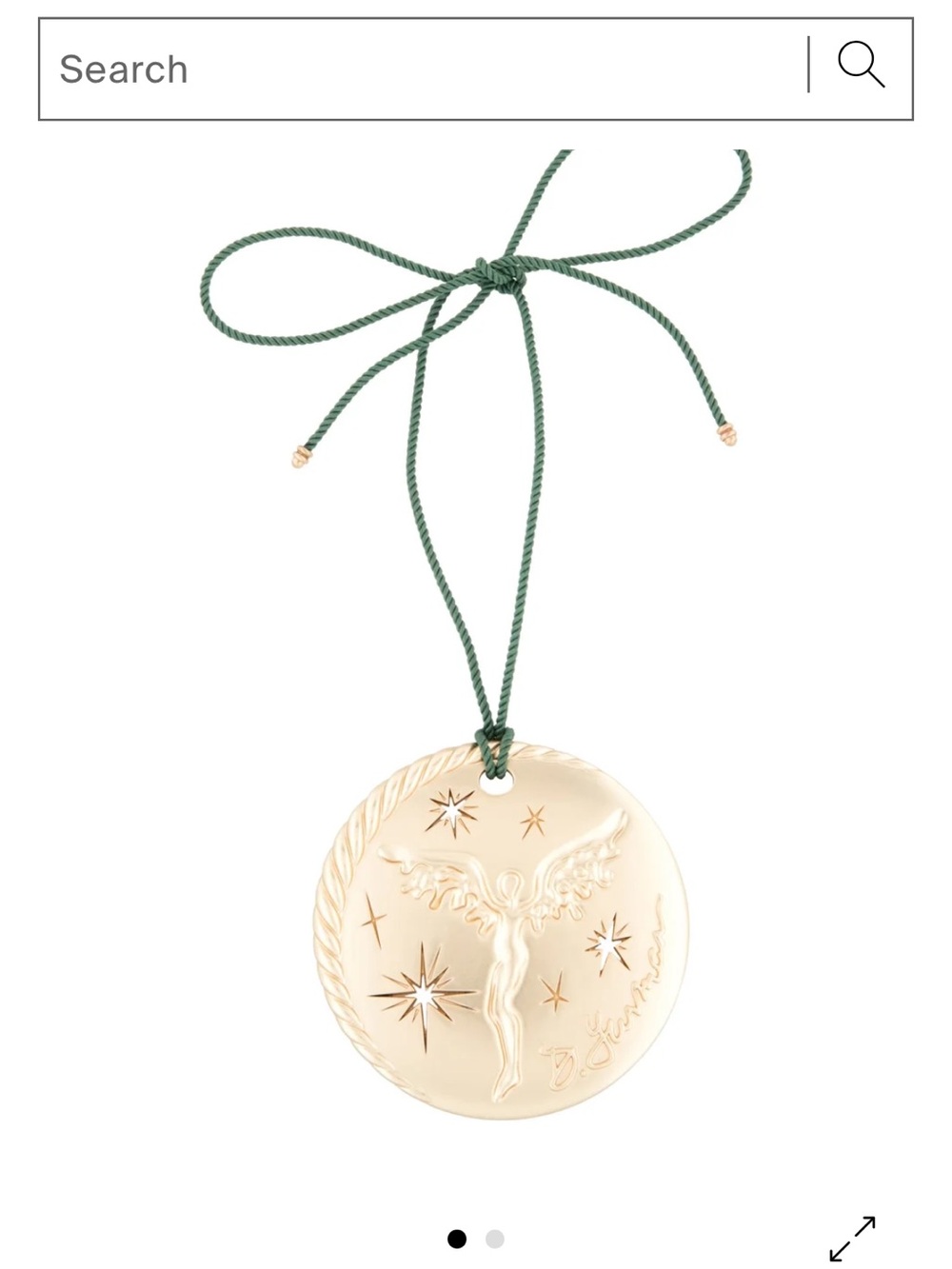 David Yurman Limited Edition 2025 Angel Ornament
